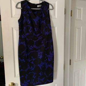 Black & purple dress